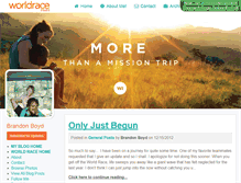Tablet Screenshot of brandonboyd.theworldrace.org