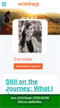 Mobile Screenshot of erinmiller.theworldrace.org