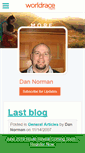 Mobile Screenshot of dannorman.theworldrace.org