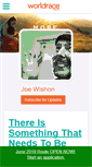Mobile Screenshot of joewishon.theworldrace.org