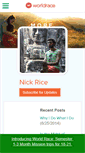 Mobile Screenshot of nickrice.theworldrace.org
