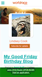 Mobile Screenshot of lindseycook.theworldrace.org