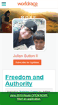 Mobile Screenshot of juliansuttonii.theworldrace.org