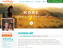 Tablet Screenshot of brandonclayton.theworldrace.org