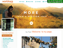 Tablet Screenshot of casondraradford.theworldrace.org