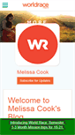 Mobile Screenshot of melissacook.theworldrace.org
