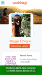 Mobile Screenshot of maggielavigne.theworldrace.org