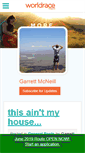 Mobile Screenshot of garrettmcneill.theworldrace.org