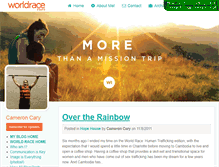 Tablet Screenshot of cameroncary.theworldrace.org