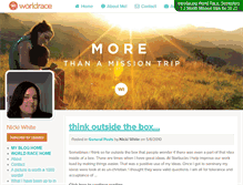 Tablet Screenshot of nickiwhite.theworldrace.org