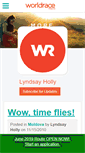 Mobile Screenshot of lyndsayholly.theworldrace.org