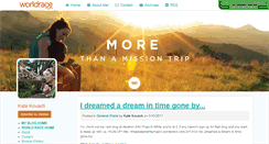 Desktop Screenshot of katekovach.theworldrace.org