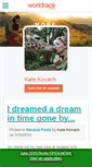 Mobile Screenshot of katekovach.theworldrace.org