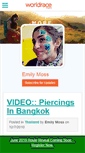 Mobile Screenshot of emilymoss.theworldrace.org