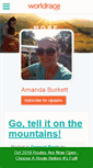 Mobile Screenshot of amandaburkett.theworldrace.org