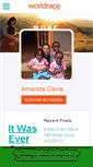 Mobile Screenshot of amandadavis.theworldrace.org