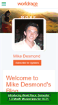 Mobile Screenshot of mikedesmond.theworldrace.org