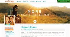 Desktop Screenshot of jeanniemoore.theworldrace.org