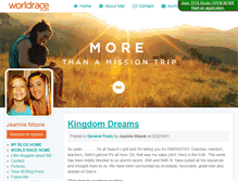 Tablet Screenshot of jeanniemoore.theworldrace.org