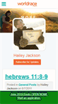 Mobile Screenshot of haileyjackson.theworldrace.org