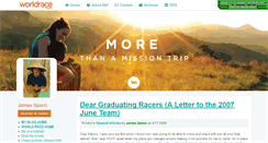 Desktop Screenshot of jamesspano.theworldrace.org