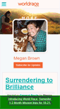 Mobile Screenshot of meganbrown.theworldrace.org