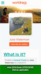 Mobile Screenshot of juliawaterman.theworldrace.org