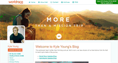 Desktop Screenshot of kyleyoung.theworldrace.org
