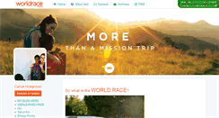 Desktop Screenshot of carriehokanson.theworldrace.org