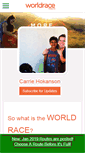 Mobile Screenshot of carriehokanson.theworldrace.org