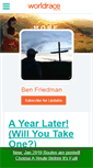 Mobile Screenshot of benfriedman.theworldrace.org