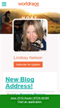 Mobile Screenshot of lindsaynelson.theworldrace.org