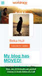Mobile Screenshot of bekahull.theworldrace.org