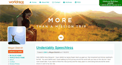 Desktop Screenshot of megandietrich.theworldrace.org