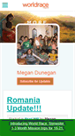 Mobile Screenshot of megandunegan.theworldrace.org