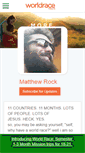 Mobile Screenshot of matthewrock.theworldrace.org