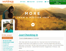 Tablet Screenshot of emiliejanson.theworldrace.org