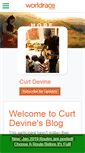 Mobile Screenshot of curtdevine.theworldrace.org