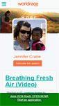 Mobile Screenshot of jennifercrane.theworldrace.org