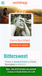 Mobile Screenshot of cierraburchfield.theworldrace.org