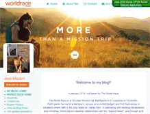 Tablet Screenshot of jessmonfort.theworldrace.org