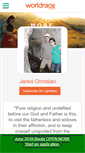 Mobile Screenshot of jaredchristian.theworldrace.org