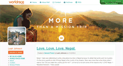 Desktop Screenshot of leahjohnson.theworldrace.org