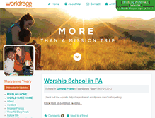 Tablet Screenshot of maryanneyeary.theworldrace.org