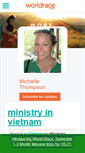 Mobile Screenshot of michellethompson.theworldrace.org