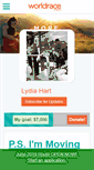 Mobile Screenshot of lydiahart.theworldrace.org