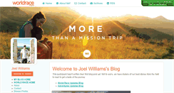 Desktop Screenshot of joelwilliams.theworldrace.org