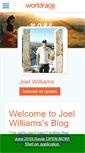 Mobile Screenshot of joelwilliams.theworldrace.org