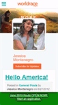 Mobile Screenshot of jessicamontenegro.theworldrace.org