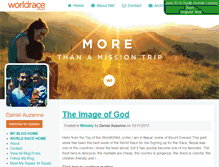Tablet Screenshot of danielauzenne.theworldrace.org